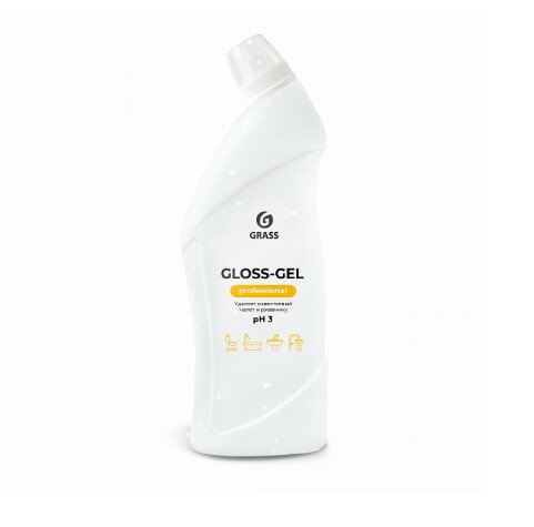 Очиститель для сан. узлов Grass Gloss-Gel Professional 750 мл GRASS 125568 | цена за 1 шт