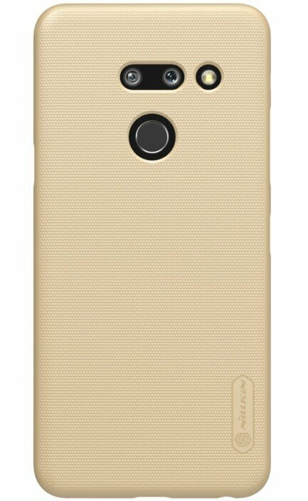 Накладка Nillkin Frosted Shield пластиковая для LG G8 Thinq Gold (золотая)