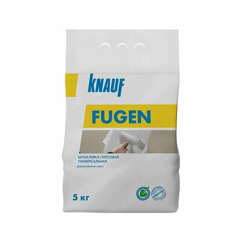 Шпатлевка КНАУФ Фуген KNAUF гипсовая универсальная Fugen 5 кг 499₽