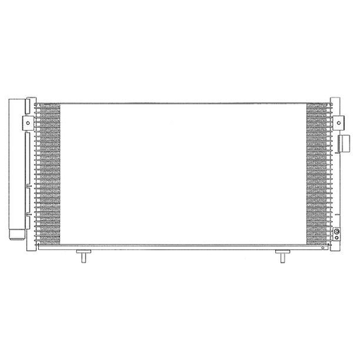 SAKURA Automotive 54219801 радиатор кондиционера sakura 5421-9801