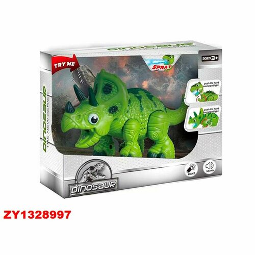 динозавр k02 на бат в кор Интерактивная игрушка Динозавр на бат. 661-22D