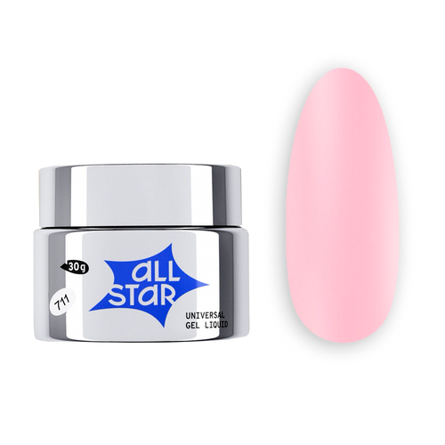 Гель скульптурный All Star Milky Pink 711 30 г