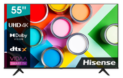 55" Телевизор Hisense 55A6BG Ultra HD (4K) LED , Черный