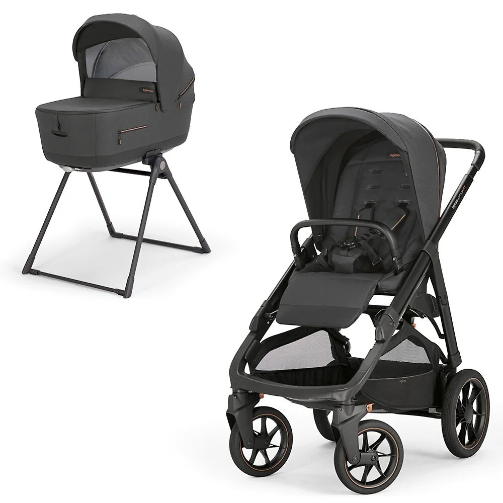 Коляска 2в1 Inglesina Aptica XT Magnet Grey с подставкой под люльку