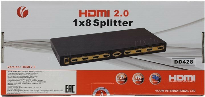 Разветвитель HDMI VCOM - фото №13