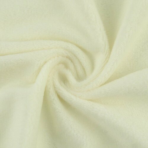 Лоскут плюш 50 50 см 220 гм цвет молочный 11 457₽