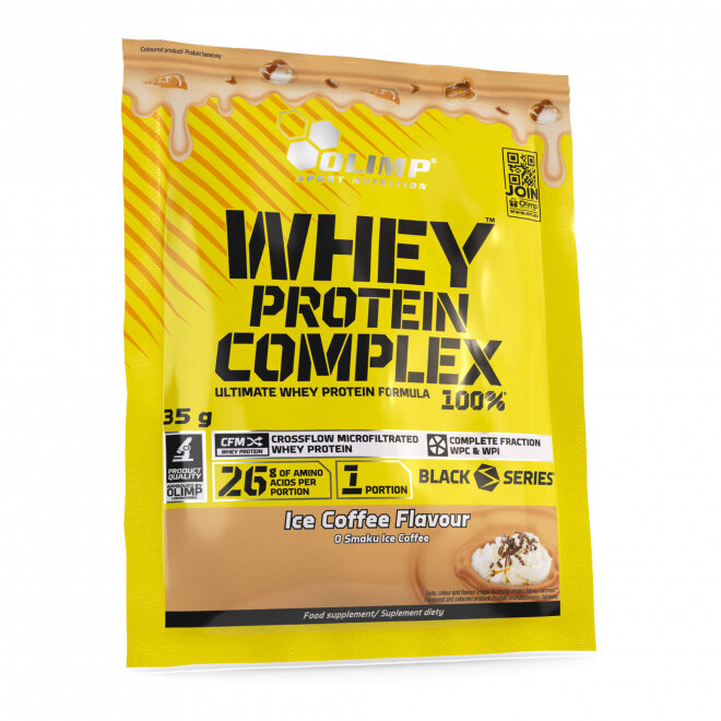 Протеин сывороточный, Olimp, Whey Protein Complex 100%, 35 г, холодный кофе