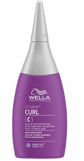 Wella Creatine+ Curl (С) - Лосьон для создания локонов с интенсивной формулой для окрашенных и чувствительных волос 75 мл