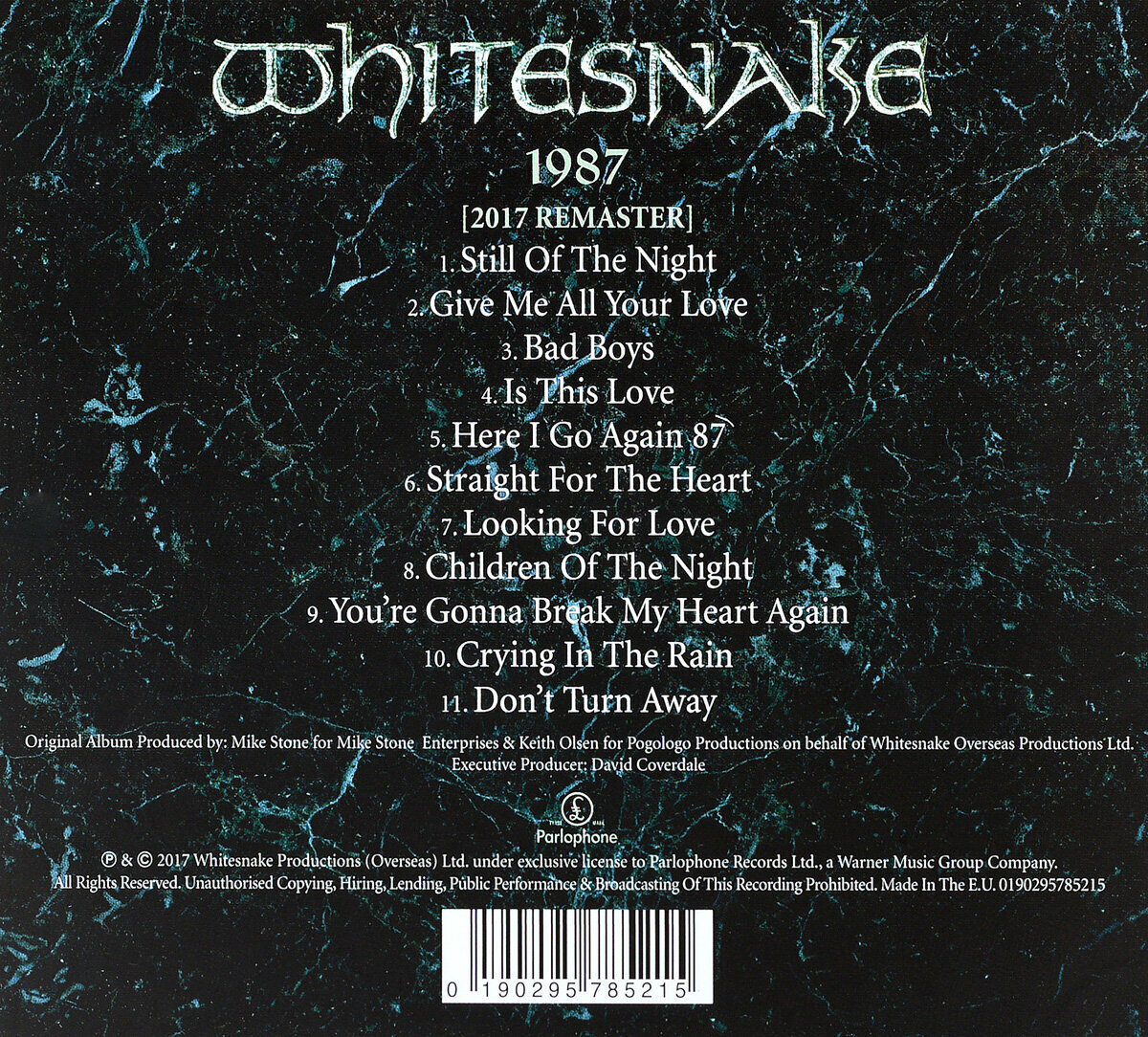 Whitesnake - 1987 30th Anniversary CD Медиа - фото №6