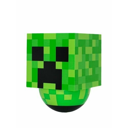 Светильник Майнкрафт Крипер Minecraft Creeper неваляшка, зеленый