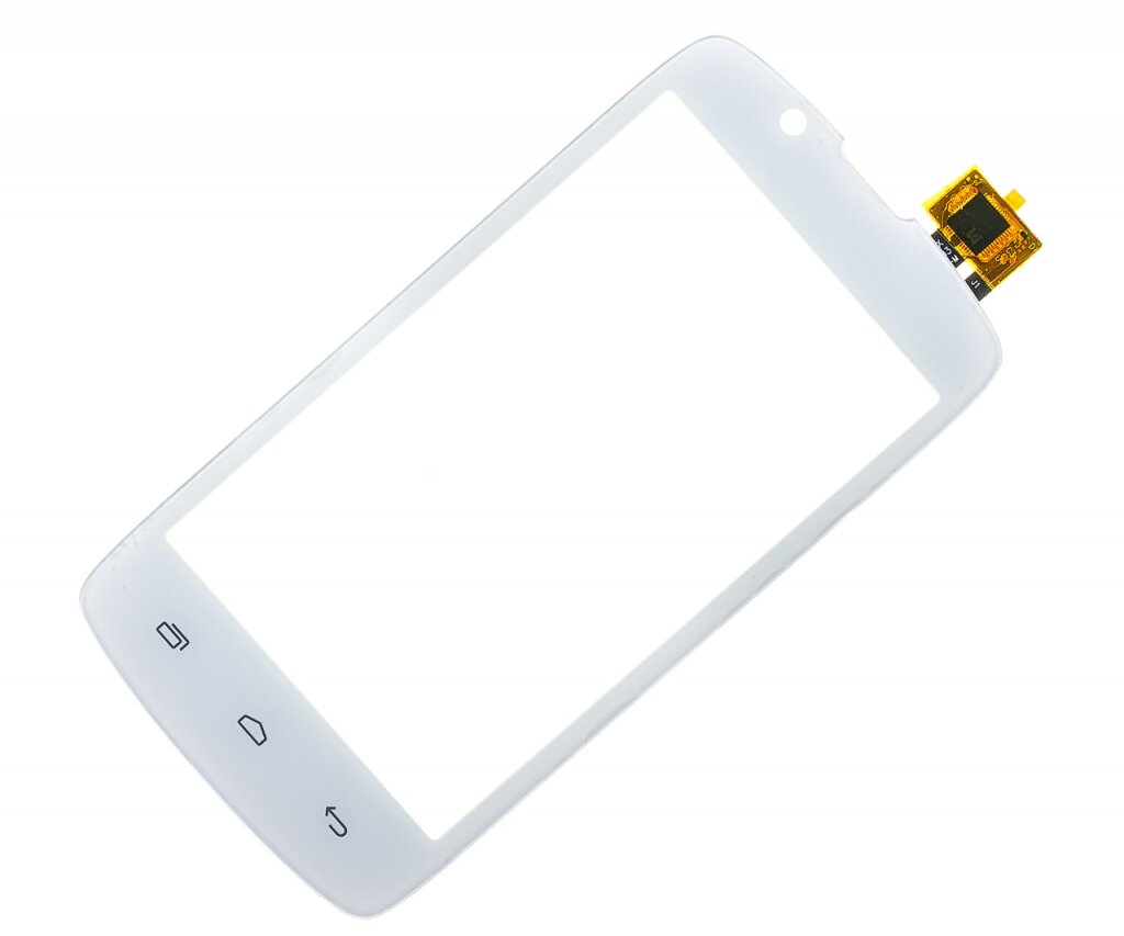 Touch screen (сенсорный экран/тачскрин) для Fly IQ4490 (Era Nano 4) Белый
