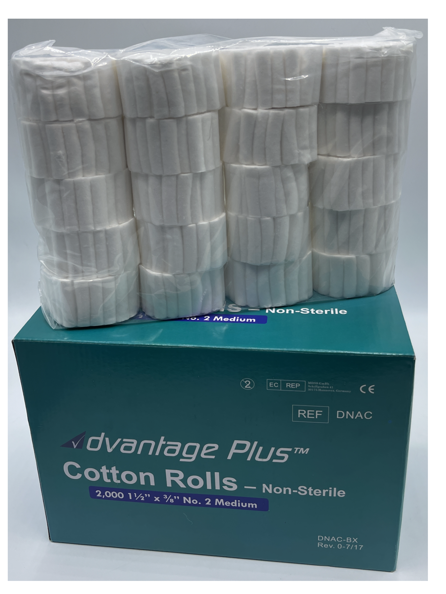 Валики ватные 1000 шт . стоматологические Cotton Rolls Advantage Crosstex 791000