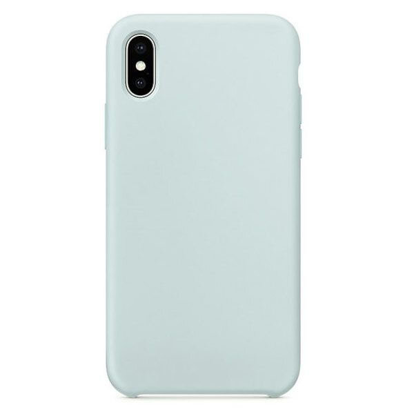 Чехол для iPhone XS Max, G-Net Silicon Case, светло-серый