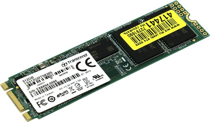 Твердотельный накопитель SSD M.2 512 Gb Transcend TS512GMTS830S Read 560Mb/s Write 520Mb/s 3D NAND TLC - фото №13