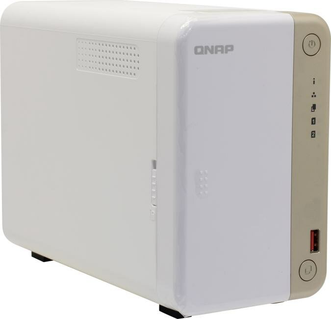 Сетевой RAID-накопитель QNAP 2 отсека 3,5"/2,5", 1 порт 2,5 GbE BASE-T, HDMI-порт, 2 слота M.2 2280 NVMe SSD, Intel Celeron N4505 до 2,9 ГГц - фото №14