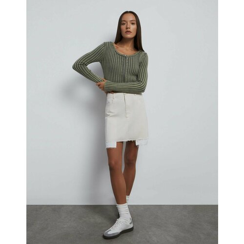 фото Юбка gloria jeans, размер xs (38-40), бежевый