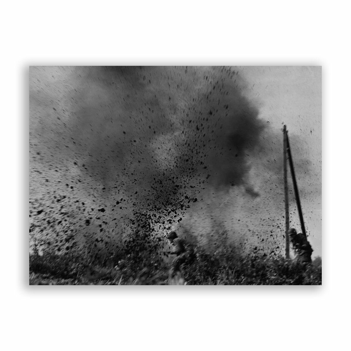 Постер, плакат на бумаге / Война / Размер 30 x 40 см
