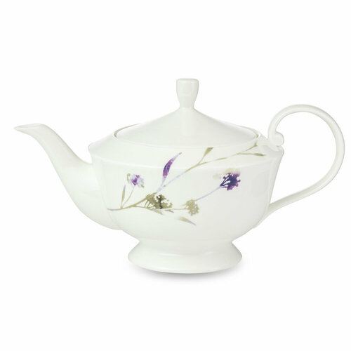 Заварочный чайник из костяного фарфора 940 мл белыйдекор серия Ботаника Narumi NAR-52102-4416 27780₽