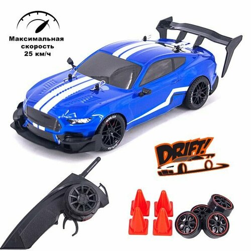 Радиоуправляемая машина для дрифта Huang Bo Ford Mustang 4WD 1:14 - NORLIGA-RC-19D радиоуправляемая машина для дрифта huang bo nissan gtr r35 4wd 1 14 norliga rc 18b