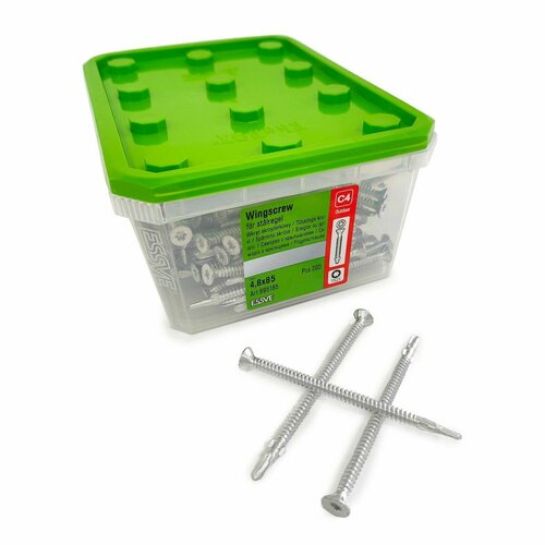 Саморезы Essve WingScrew CorrSeal 4.8x85 TX25 (Потайная, флюгель, 200шт)