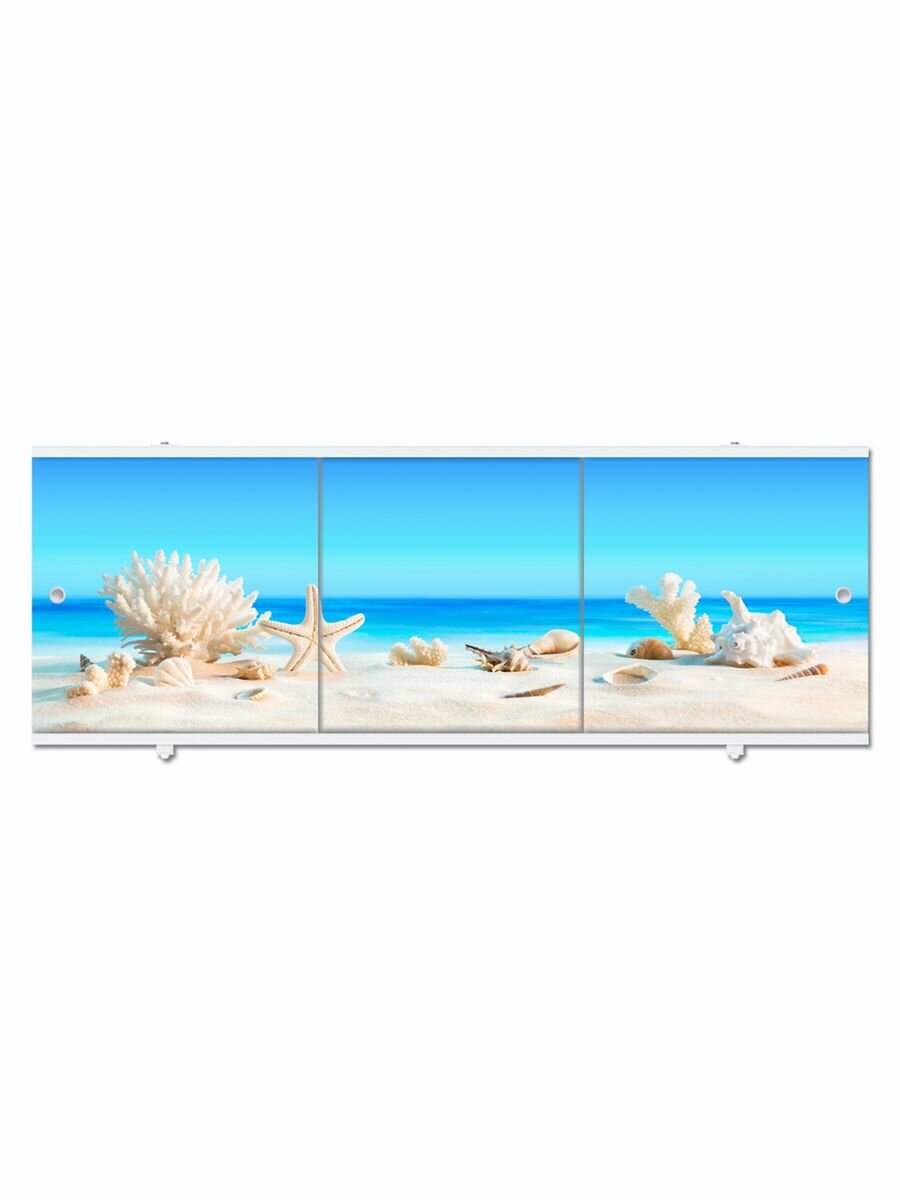 фото Экран под ванну "Премиум Арт" 1,68 Песчаный берег