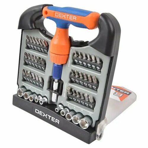 Отвёртка с набором насадок Dexter 48 предметов 5088₽
