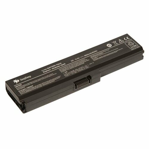 аккумуляторная батарея anybatt 11 u1 1497 6600mah для toshiba satellite l655 satellite l650d satellite l650 satellite a660 satellite l750d satellite l675d satellite l650d 120 satellite l635 satellite l670 satellite a665 Аккумуляторная батарея повышенной емкости для ноутбука Toshiba Satellite L750 (PA3634U-1BAS) ZeepDeep Energy 63Wh, 5800mAh, 10.8V-11.1V