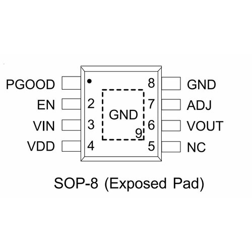 Микросхема RT9018B-18PSP