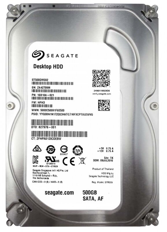 Жесткий диск Seagate Barracuda 500 ГБ ST500DM002