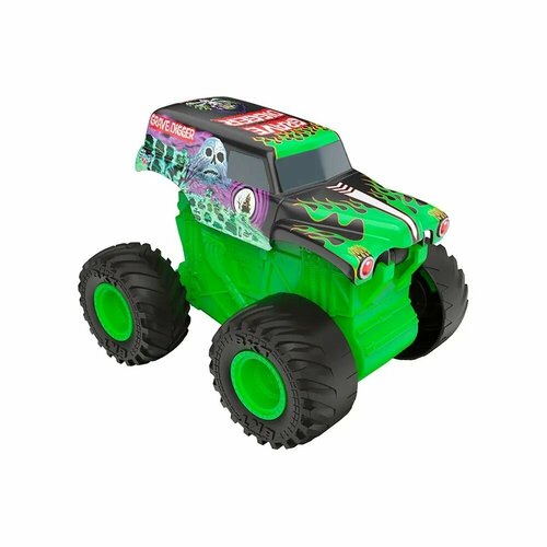 Monster Jam - Монстр Джем Трюковая машинка Grave Digger монстр джем игровой набор машинок зона зомби zombie