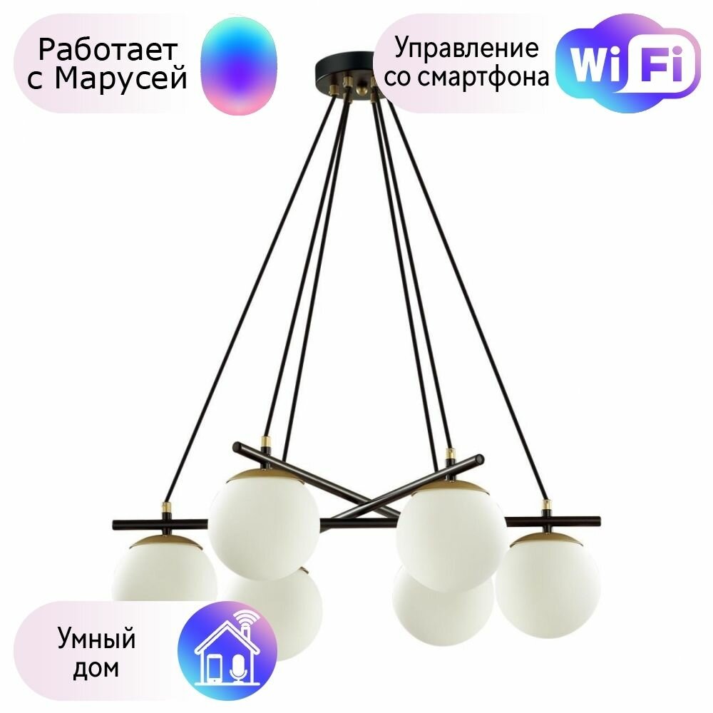 Подвесная люстра Lumion Randi с поддержкой Маруся 5212/6-М - фото №1