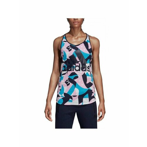 майка adidas essentials seamless tank top размер l int синий Топ adidas, размер XXS [producenta.mirakl], синий