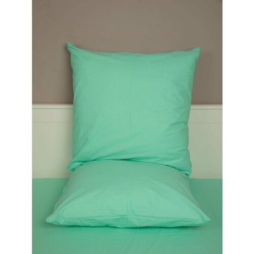 Наволочки 70х70 2шт на молнии поплин однотонные 347₽