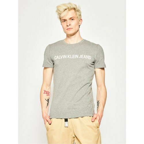 Футболка Calvin Klein Jeans, размер XL [INT], серый