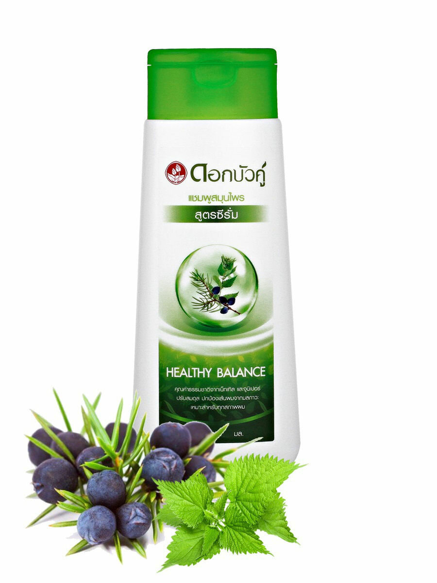 фото Dok Bua Ku SERUM HERBAL SHAMPOO, Twin Lotus (Травяной шампунь для волос сывороточный, Твин Лотус), 140 мл.