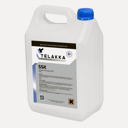 Изображение товара Смывка очиститель краски всех видов ЛКП, с металла, с дерева, с пластика TELAKKA SSK 25кг