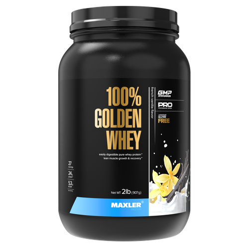 Протеин сывороточный Maxler 100% GOLDEN WHEY 907г Французская ваниль