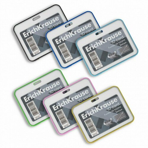 Бейдж горизонтальный 85 х 54 мм ErichKrause книжка микс комплект из 22 шт 2372₽