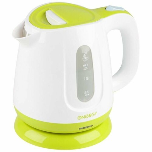 Чайник ENERGY E-234 1л диск бело-зеленый 123000₽