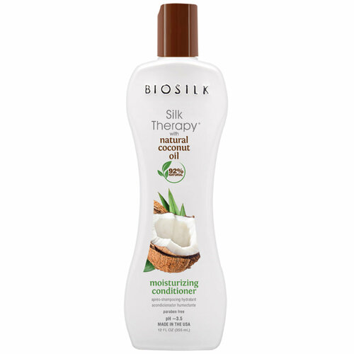 Кондиционер увлажняющий для волос Biosilk Silk Therapy With Natural Coconut Oil Moisturizing Conditioner 355 мл 1795₽