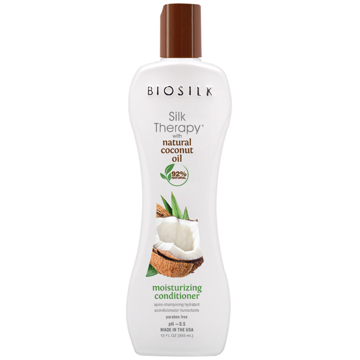 Кондиционер увлажняющий для волос Biosilk Silk Therapy With Natural Coconut Oil Moisturizing Conditioner, 355 мл