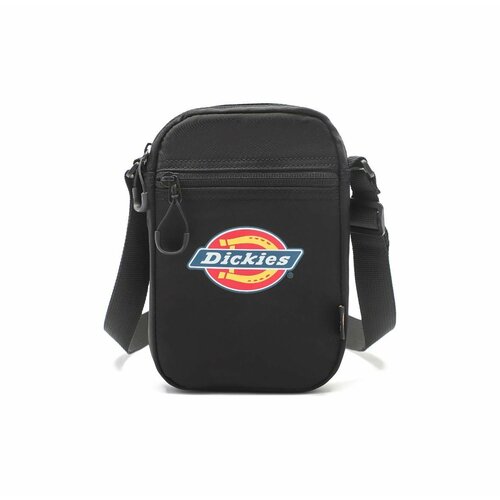 Сумка барсетка Dickies Dickies Logo DK010600BLK1, фактура зернистая, матовая, гладкая, черный, белый