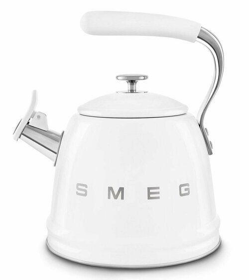 Чайник со свистком Smeg (белый) Размер: 27,7*24,3*20,5 см