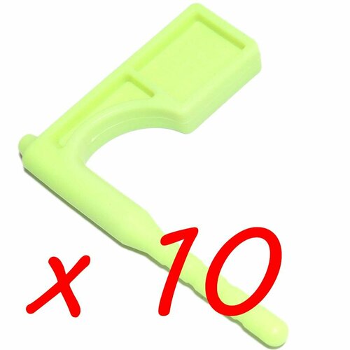 Флажок безопасности Pufgun 10 штук / Салатовый (Lime Green)