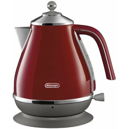 Чайник электрический DeLonghi KBOC 2001 R 2000 Вт красный белый 17 л металл 827900₽