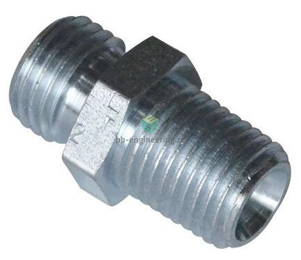 фото 101814.1 CAST - Фитинг прямой с конической резьбой NPT1/4"(К1/4" по ГОСТ 6111-52)-6S (М14х1,5), 630 бар