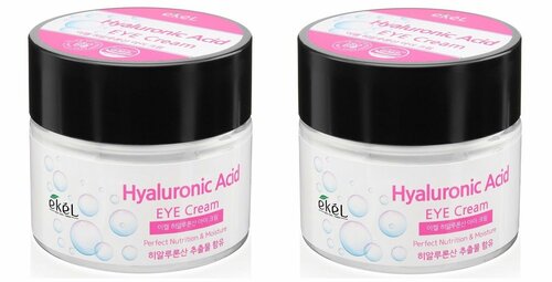 Ekel Крем для кожи вокруг глаз с гиалуроновой кислотой hyaluronic acid eye cream, 70 мл, 2 шт