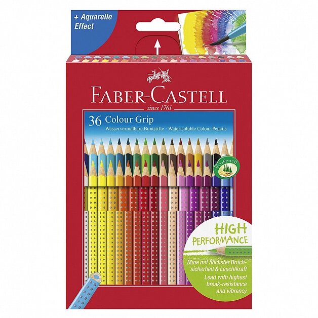 Faber-Castell Цветные карандаши Grip 2001 36 цветов (112442)