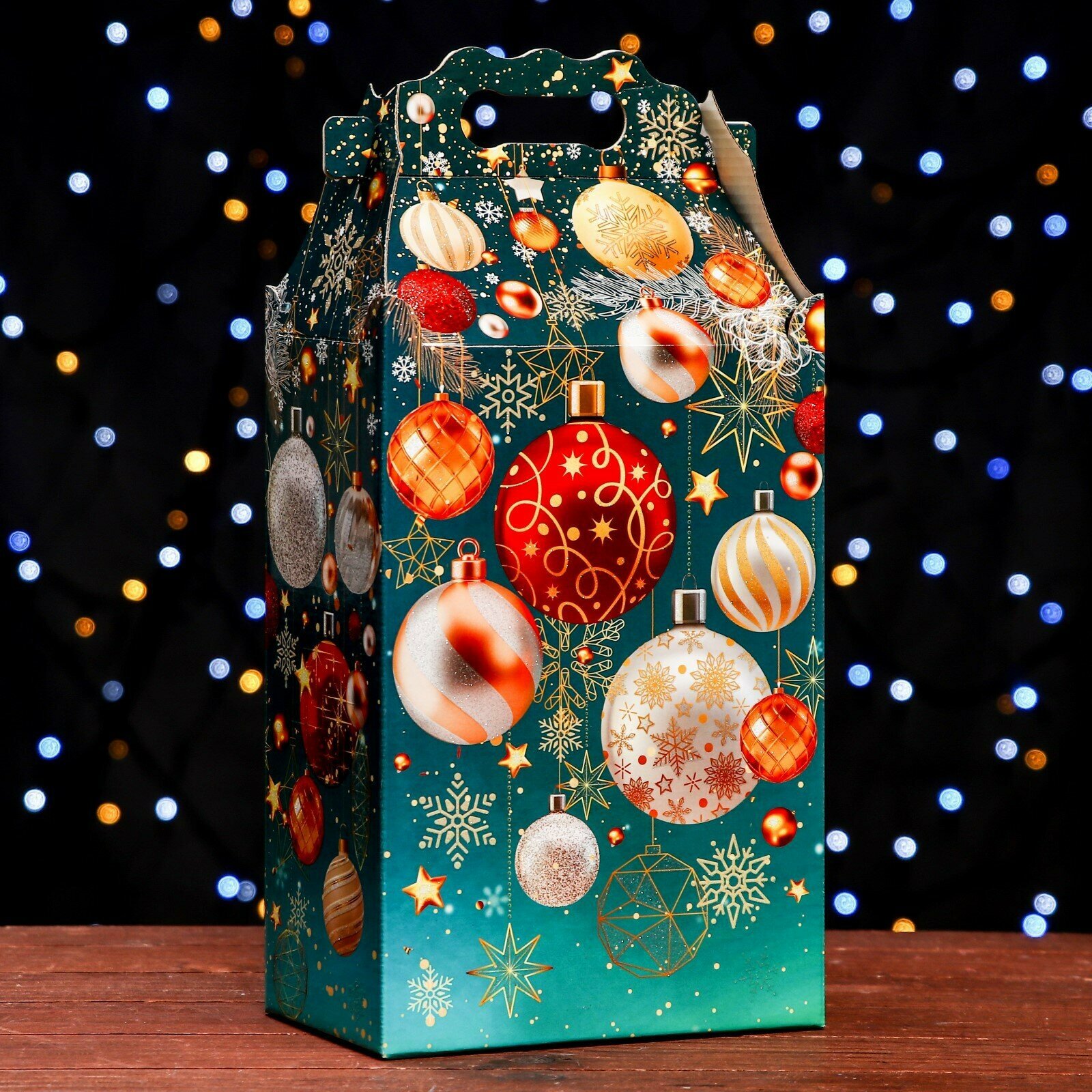 Подарочная коробка "Фейерверк игрушек" , 20,3 х 12,3 х 41 см (1шт.)