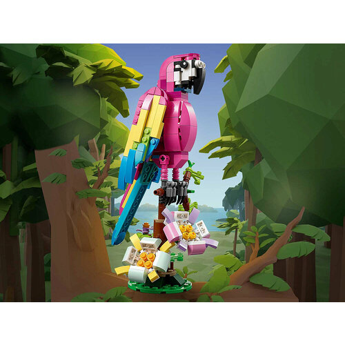 Конструктор LEGO Creator 31144 Конструктор Экзотический розовый попугай 3в1 4479₽